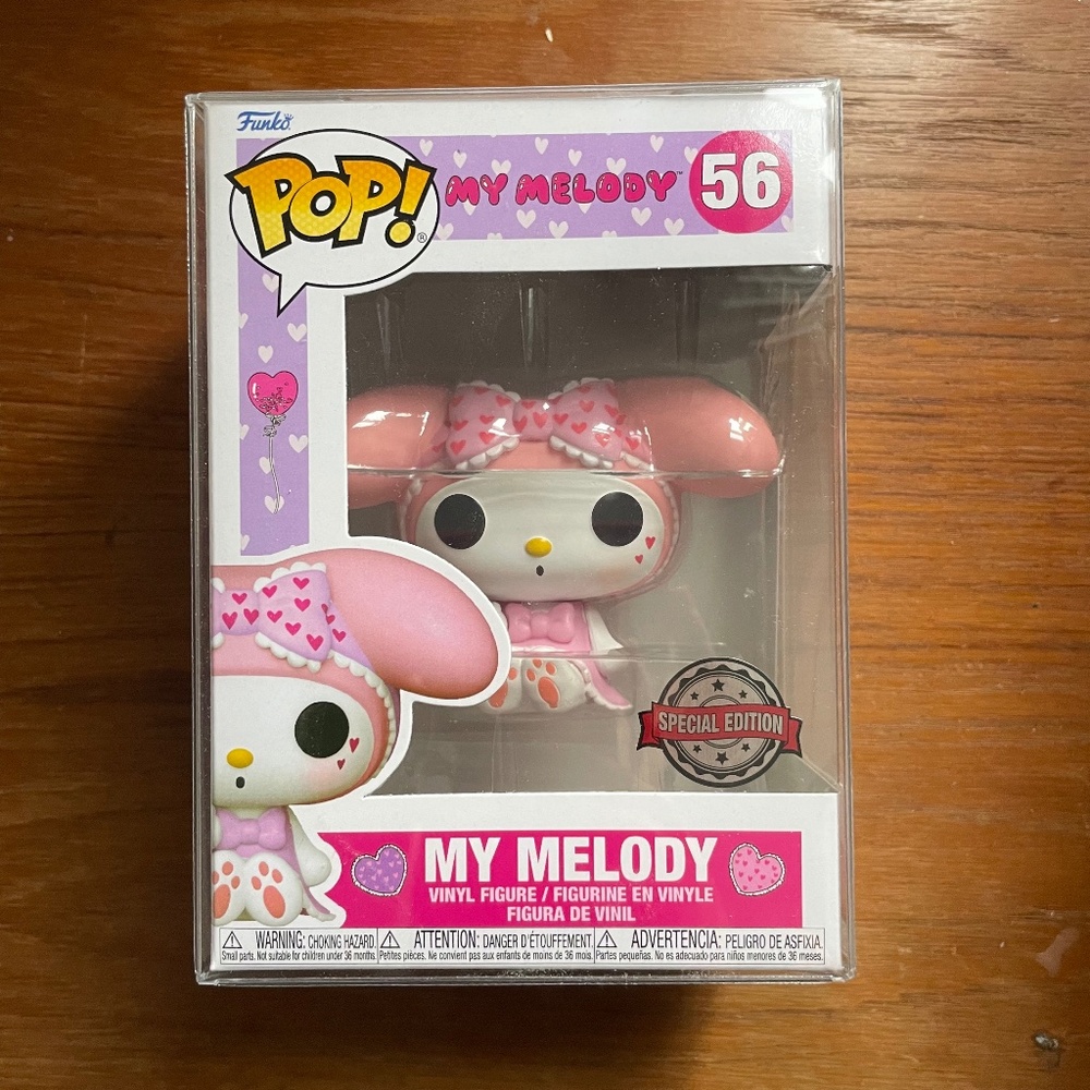 Sanrio Funko Pop MY MELODY 56 Model Toy Exclusive Vinyl Action Figure Fr…